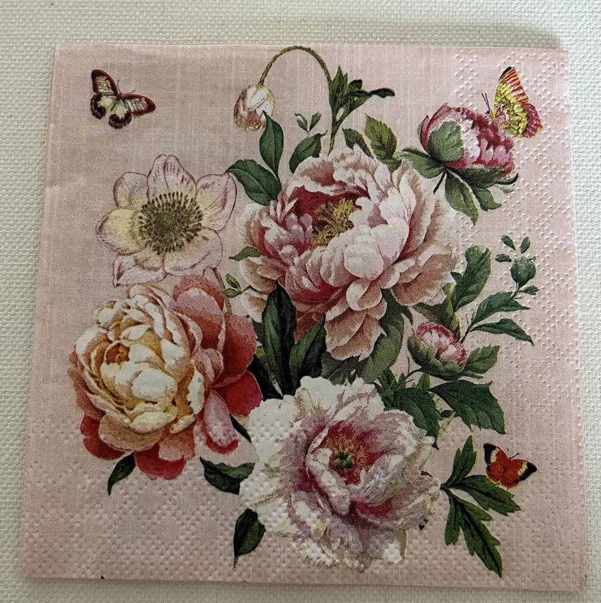 Blomster serviet - 301