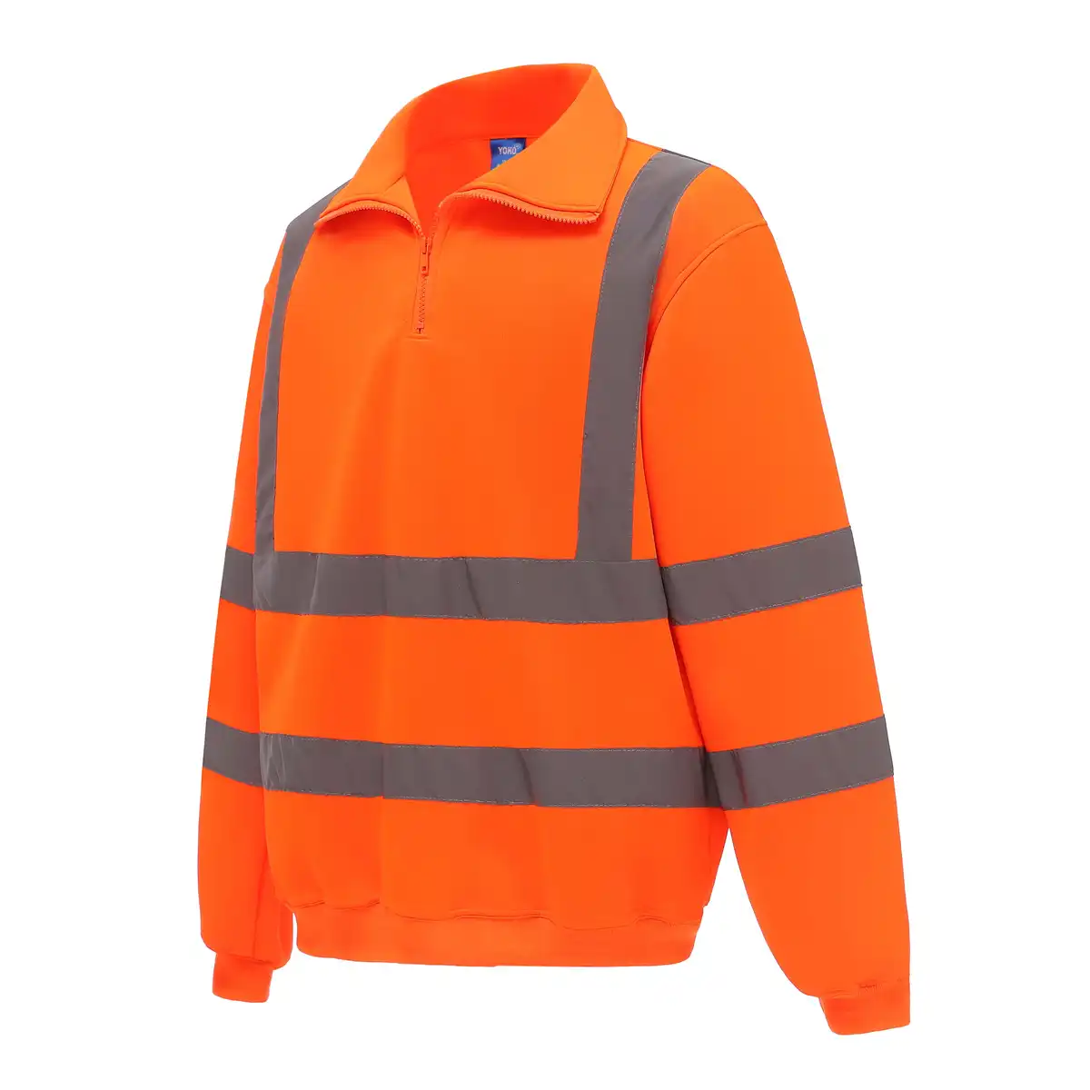 Produkt billede: YKK06 - Hi-Vis 1/4 Sweatshirt Zip