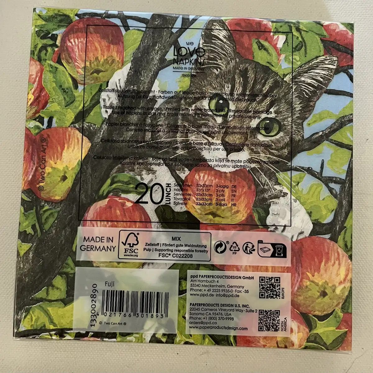 Produkt billede: Katte serviet - 39