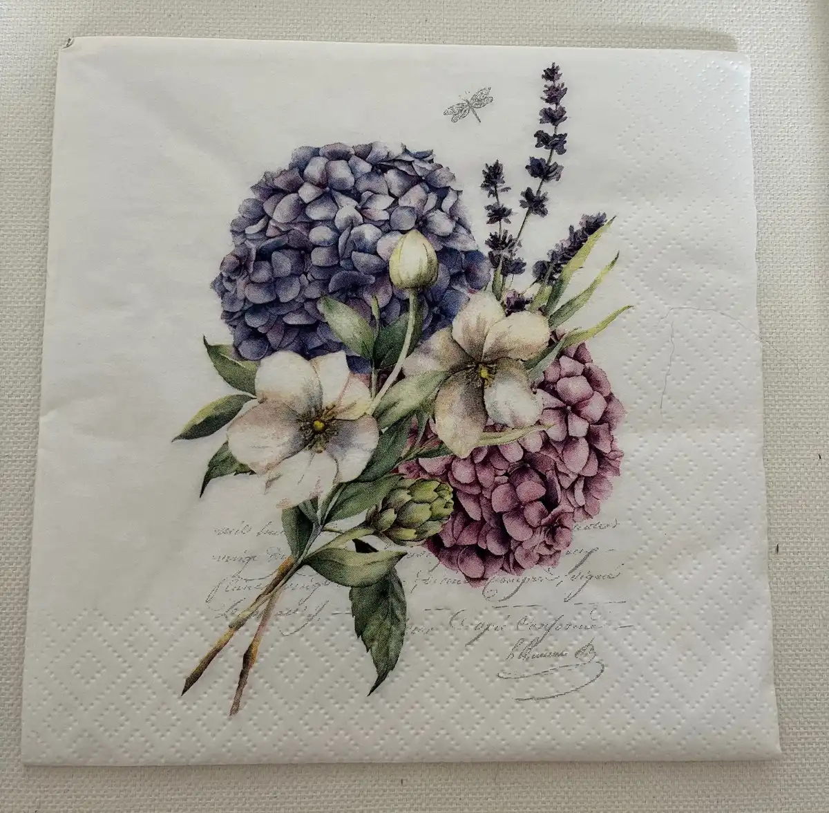 Blomster serviet - S.B.288
