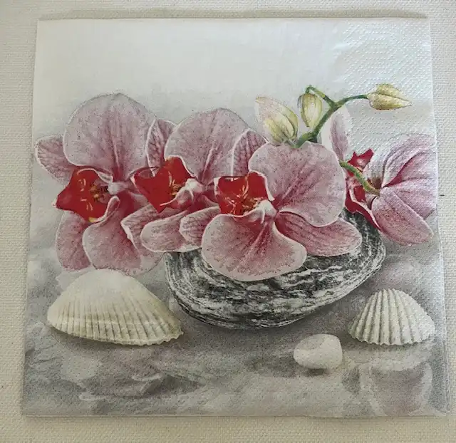 Blomster serviet - S.B.294