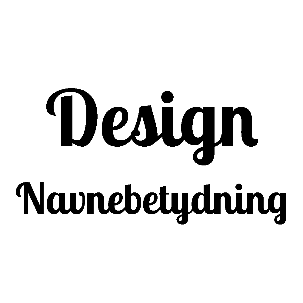 Navnebetydning design