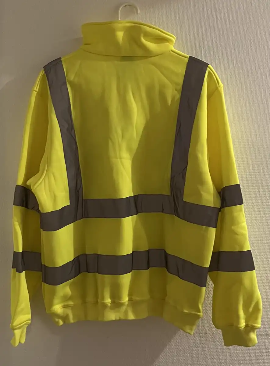 Produkt billede: YKK06 - Hi-Vis 1/4 Sweatshirt Zip