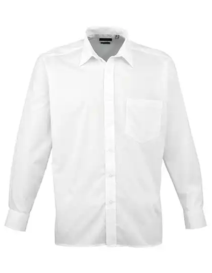 Produkt billede: PW200 - Poplin langærmet skjorte