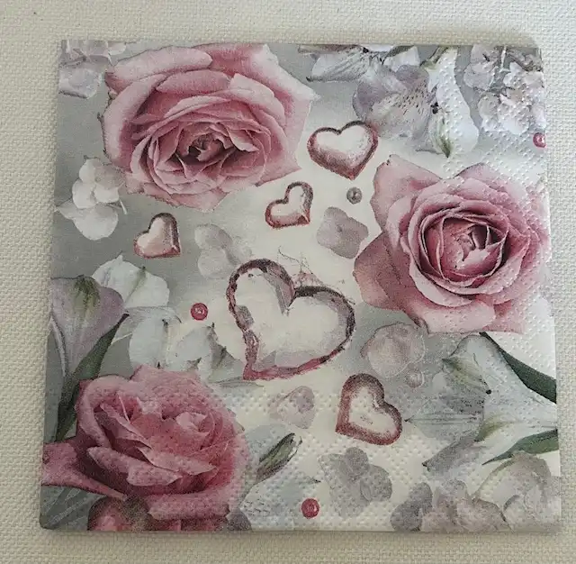 Blomster serviet - 292