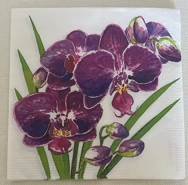 Blomster serviet - 291