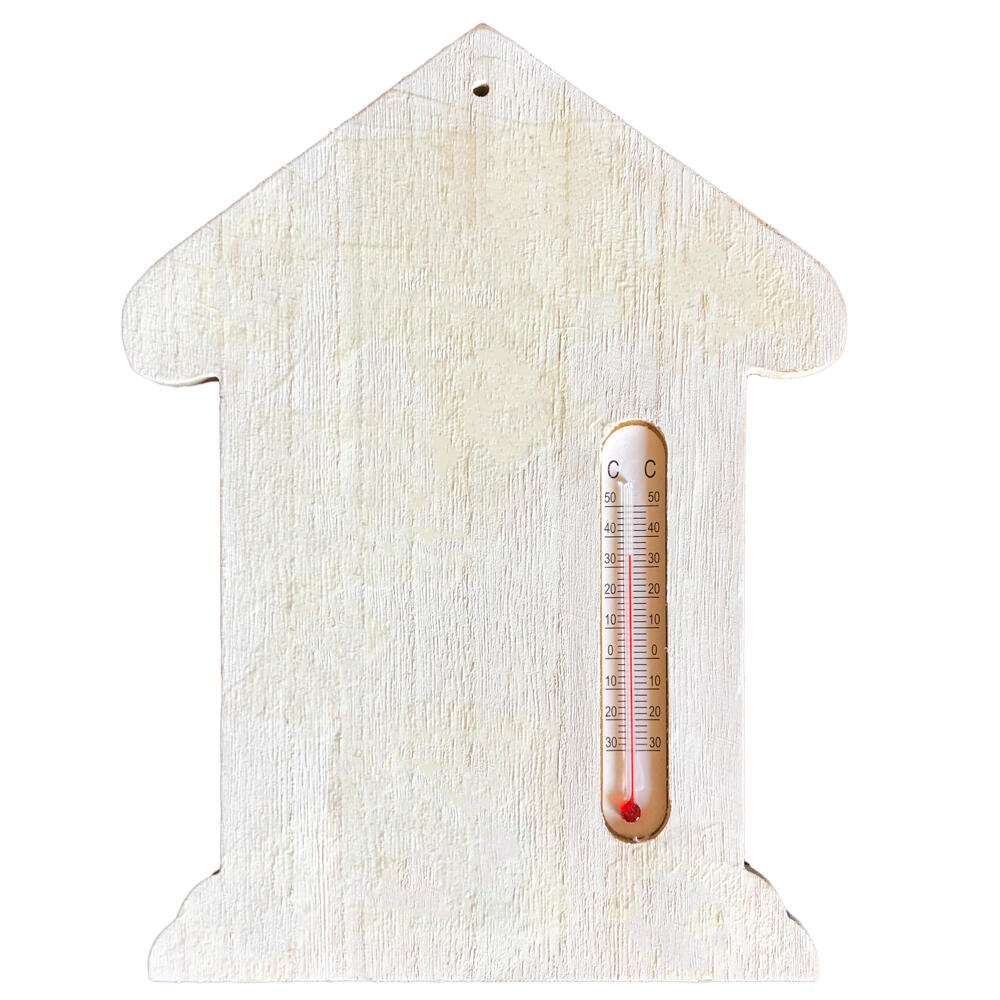 Træ termometer hus