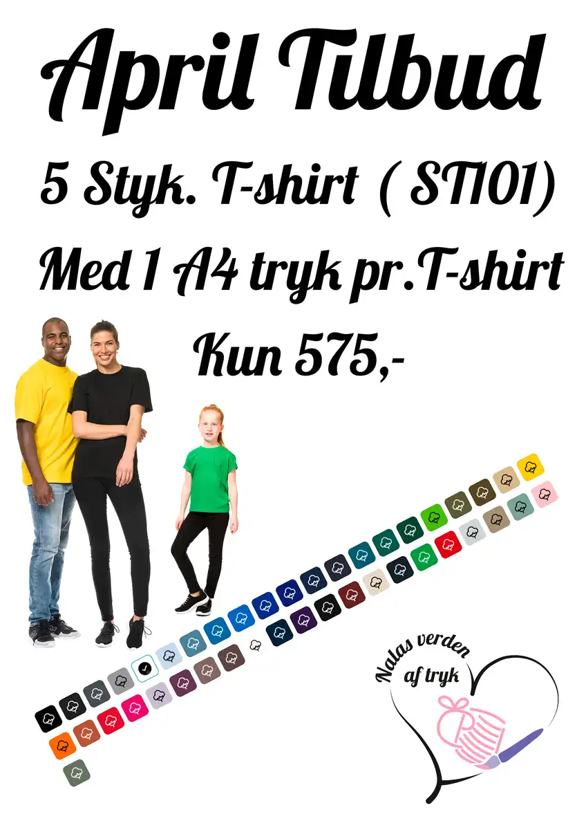 Produkt billede: ST101 pakke - 5 stk - April tilbud
