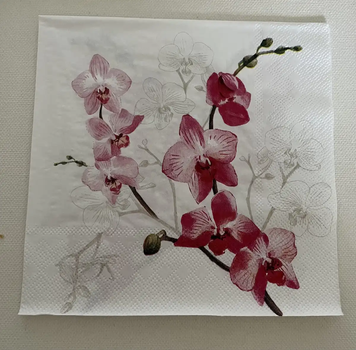 Blomster serviet - S.B.281