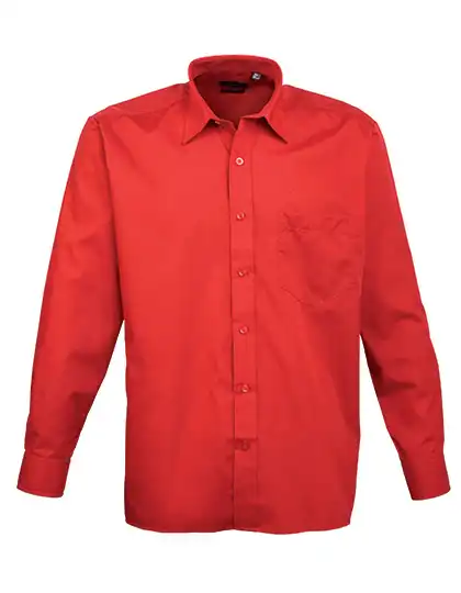 Produkt billede: PW200 - Poplin langærmet skjorte