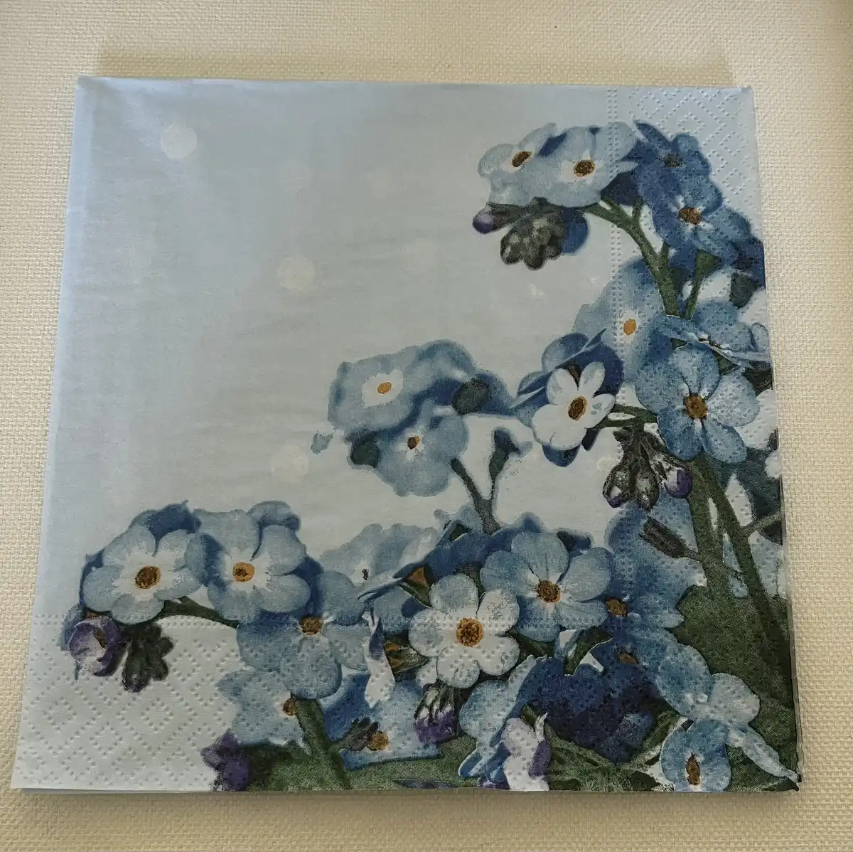 Blomster serviet -S.B.273