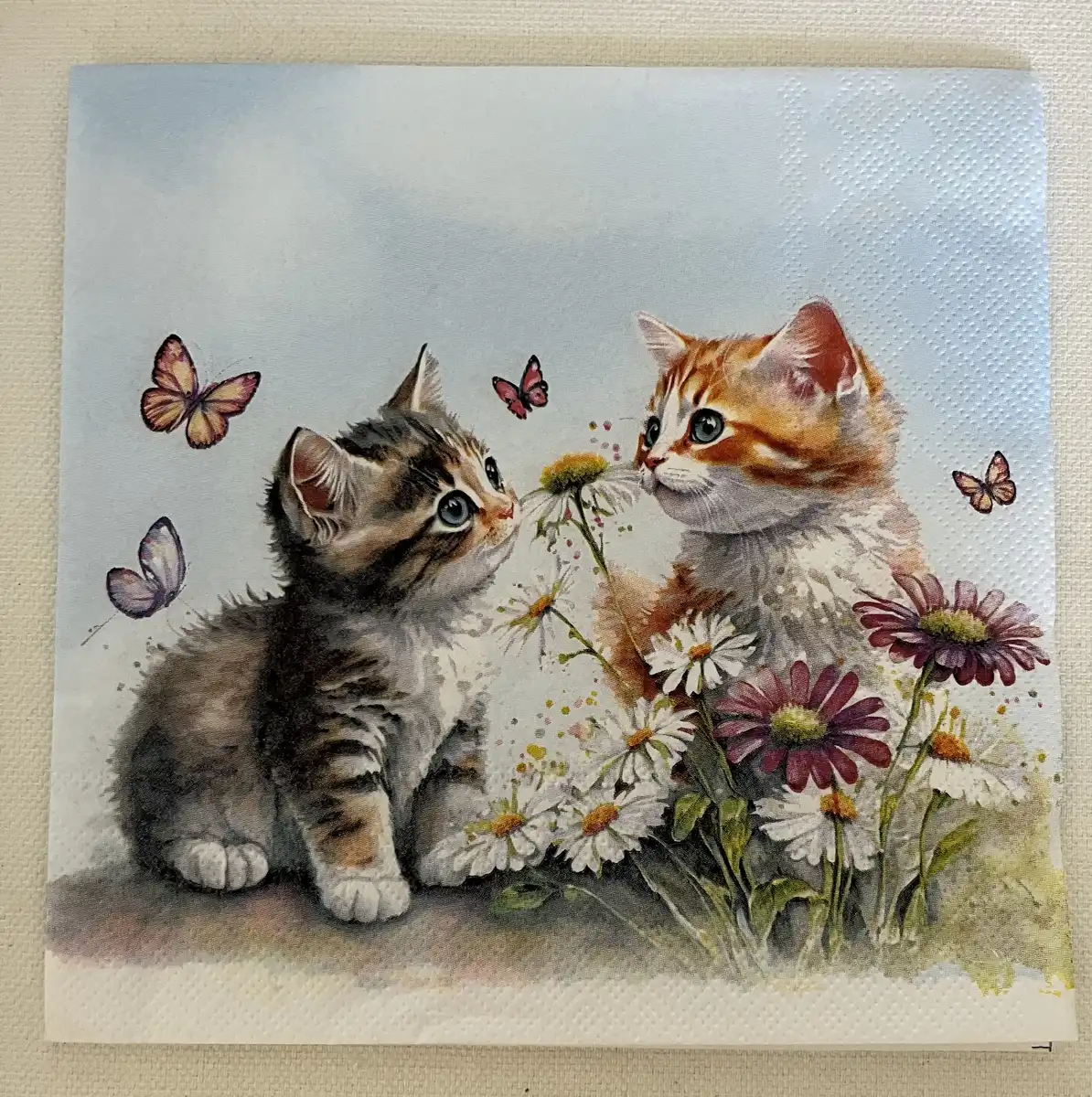 Lille katte serviet - 38