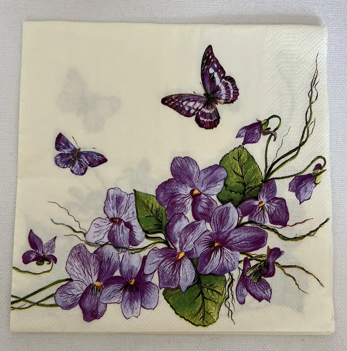 Blomster serviet - S.B.299