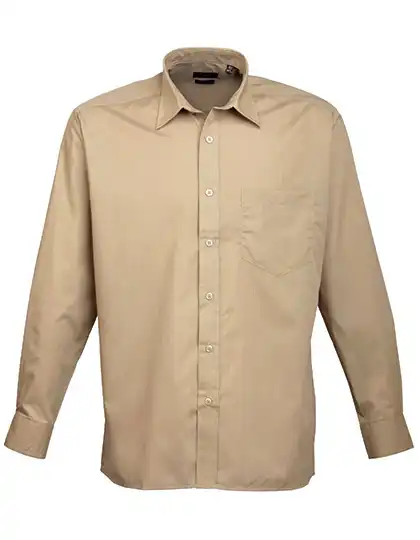 Produkt billede: PW200 - Poplin langærmet skjorte