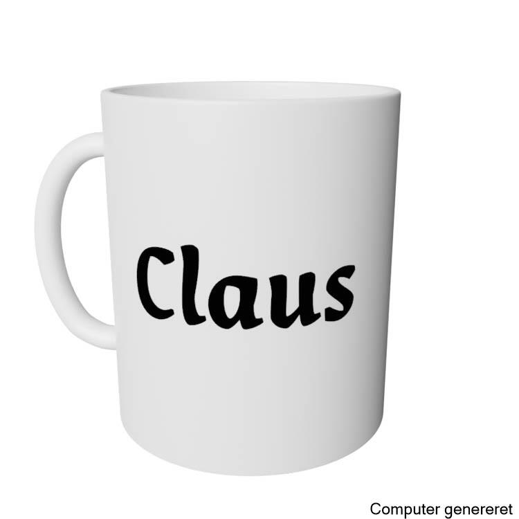 Claus navnebetydnings kop