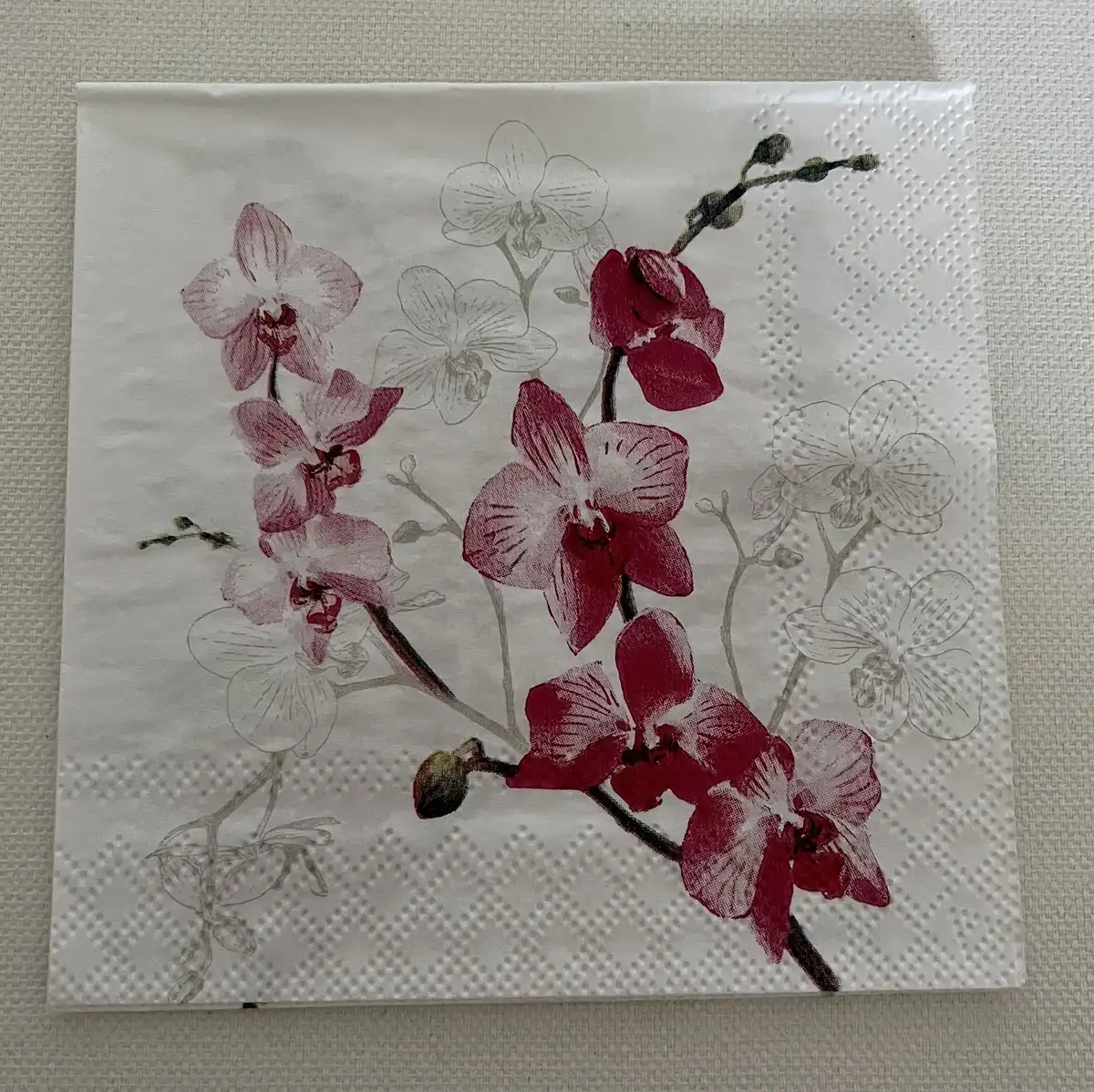 Blomster serviet - 281