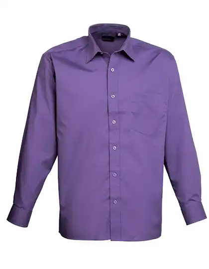 Produkt billede: PW200 - Poplin langærmet skjorte