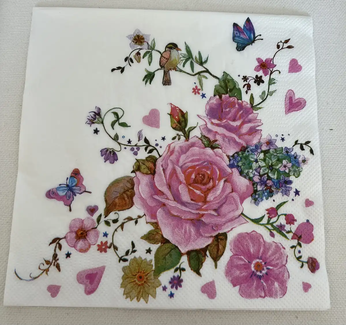 Blomster serviet - S.B.297