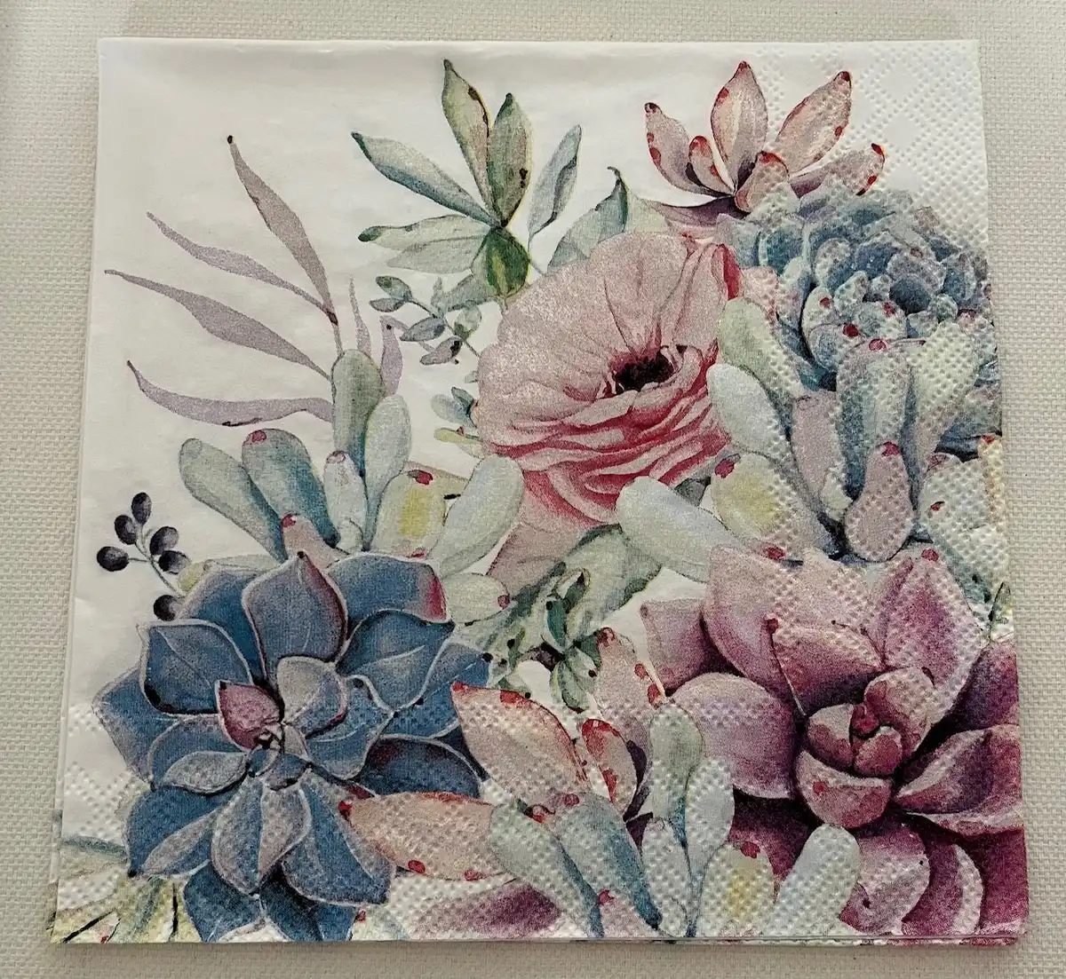 Blomster serviet - S.B.286
