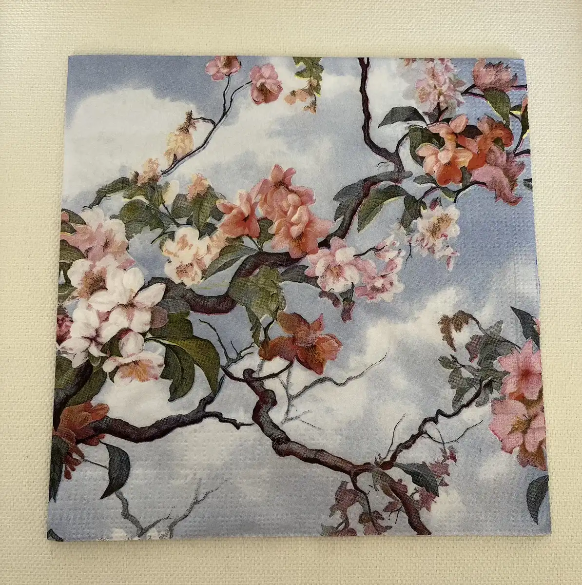 Blomster serviet - S.B.278